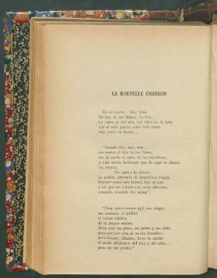 La nouvelle chanson