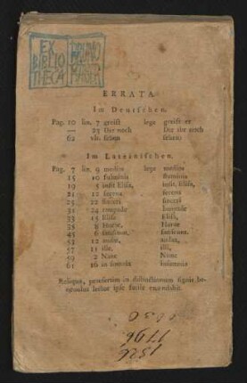 Ex Bibliotheca Bruno Kaiser