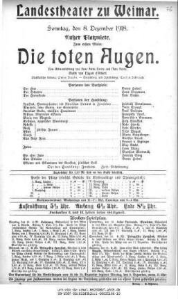 Die toten Augen