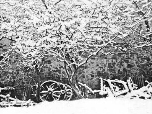 Geräte an Winterwand