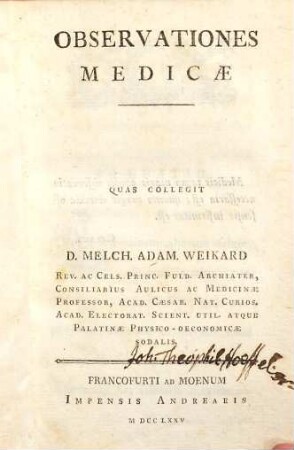 Observationes Medicae