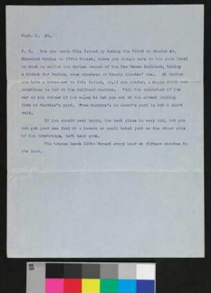 Brief an von Karpf