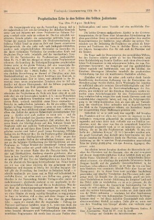 291-296 Prophetisches Erbe in den Sekten des frühen Judentums