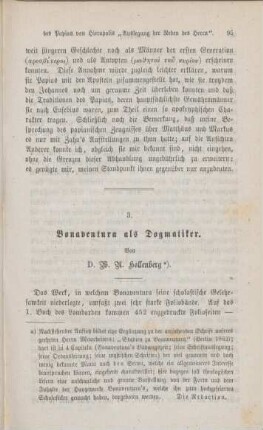 95-130 Bonaventura als Dogmatiker