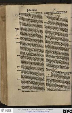 Incipit tractatus de psalmo CVI.