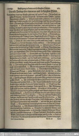 Die Predigten über den neun und sechtzigsten Psalm