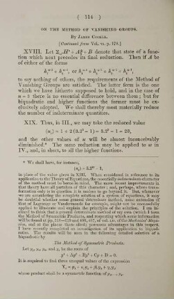On the method of vanishing groups.