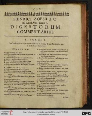 In librum XXXV.