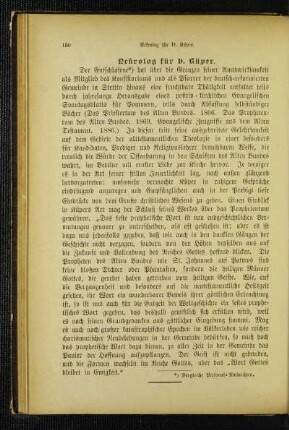 Nekrolog für D. Küper