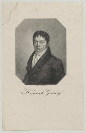 Bildnis des Heinrich Grünig