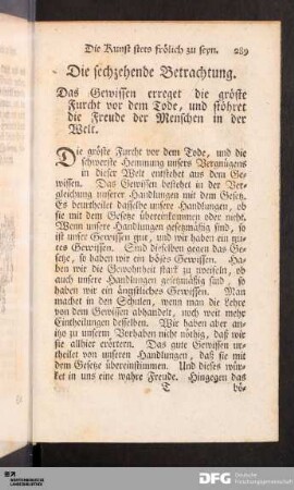 Die sechzehende Betrachtung.
