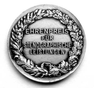 Stolze-Gedenkmünze : Sammlung Beinhorn. Stolze-Gedenkmünze. Silber; Durchmesser 40 mm, Gewicht 30,2 g (nach 1950). Dresden: SLUB R c 0070