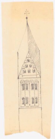 Unzugeordnete Kirchen-Projekte (Skizzen): Kirchturm