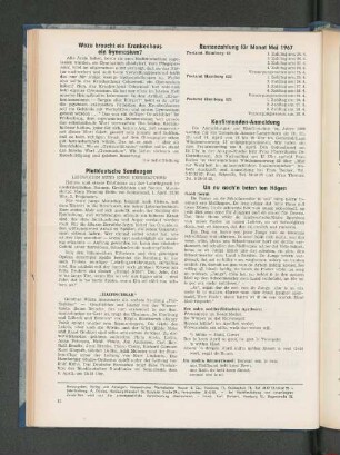 Rentenzahlung für Monat Mai 1967