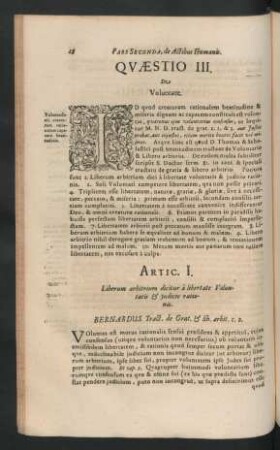 Quaestio III. De Voluntate.