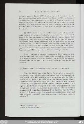 Relations With The Middle East And Islamic World