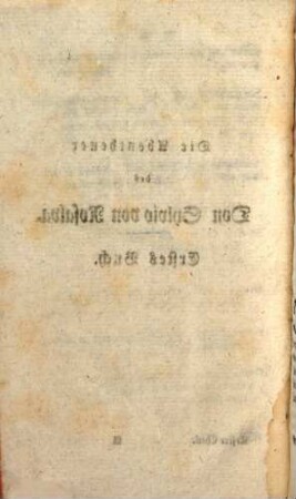 Don Sylvio von Rosalva, 1