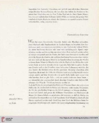 Thorvaldsens Expertise
