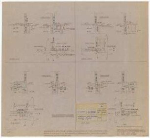 Technische Universität Berlin Elektrotechnische Institute, 2. Bauabschnitt: Pos. 38 Details 1:50