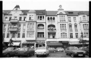 Kleinbildnegative: Mietshäuser, Rheinstr. 34 und 35, 1980