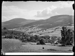 Wilhelmsthal, Blick auf den Ort mit Großem Schneeberg