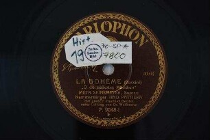La bohème : "O du süßestes Mädchen" / (Puccini)