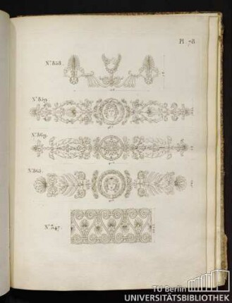 Pl. 78. No. 858, No. 859, No. 869, No. 865, No. 347.