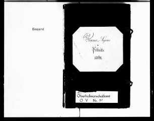In Pillnitz geführte Hoftagebücher, 1861