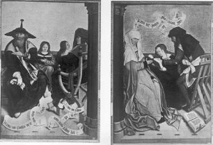 Sippenaltar aus Mindelheim — Anna und Joachim mit Maria