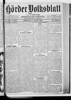 Hörder Volksblatt. 1884-1934