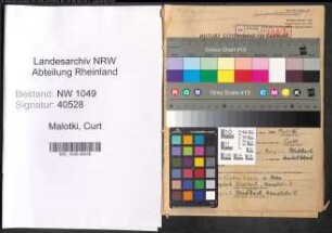 Entnazifizierung Curt Malotki , geb. 03.08.1905 (Syndikus)