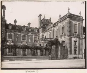 Palais Pleß, Berlin-Mitte: Ansicht (aus: Julius Kohte, Alt-Berlin, Bauwerke in Berlin und Charlottenburg, aufgenommen 1907-1914)