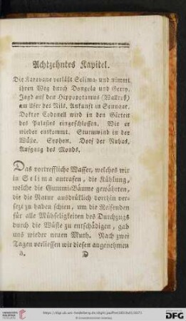 Achtzehntes Kapitel