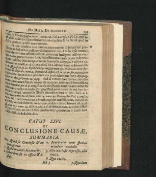 Caput XXVI. De Conclusione Causae.