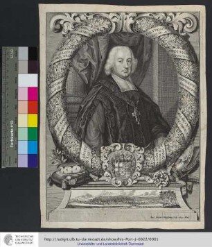 Joannes Hugo D. G. Archiepiscopus Trevirensis, S. R. I. per Galliam et Regnum Arelatense Archi-Cancellarius ac Princeps Elector, Episcopus Spirensis, Administ. Prumiens. ac Præposit. Weissenburgens.
