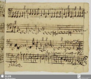[Cesare, Giovanni Martino:] Jubilate Deo