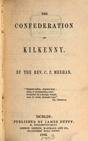 The confederation of Kilkenny