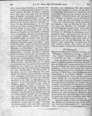 Magazin für Pädagogik und Didaktik. Kath. Vierteljahrsschr. für Volkserziehung u. Volksunterricht. Jg. 1-4. Stuttgart: Neff 1843