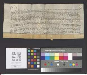 Seligenstadt: Das Kloster Seligenstadt verleiht seinen Hof daselbst an Hans Schade und Consorten.