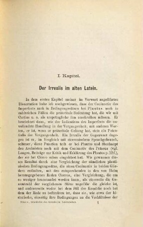Geschichte des Irrealis im Lateinischen : zugl. e. Beitr. zur Kenntnis des afrikanischen Lateins