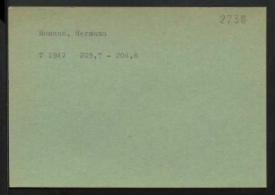 Homann, Hermann