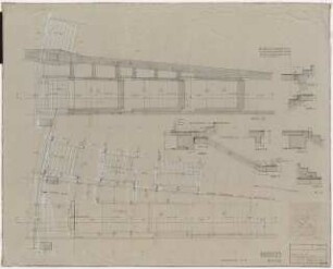 Schauspielhaus, Wuppertal: Treppenanlage: Grundriss 1:20, 1:10