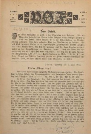Ausgabe vom 25. Juli 1916