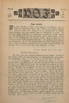 Ausgabe vom 25. Juli 1916