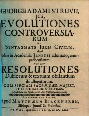 Evolutiones controversiarum in syntagmate iuris civilis