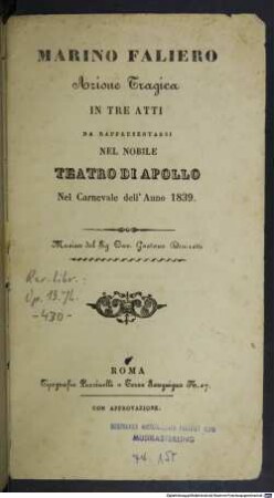 Marino Faliero