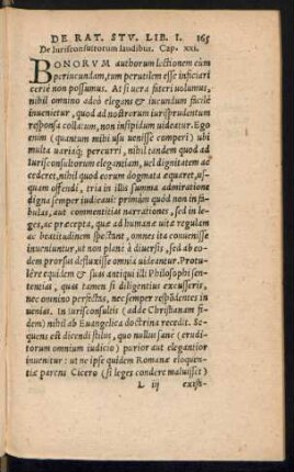 De Iurisconsultorum laudibus. Cap. xxi.
