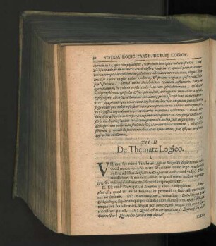 Tit. II. De Themate Logico.