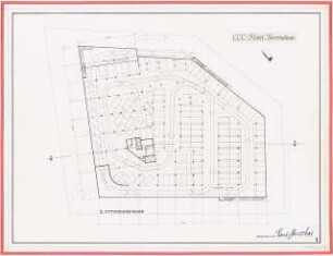 Hotel (»CCC«), Torremolinos: Grundriss 2.UG [1:200]
