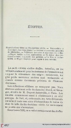 Étoffes
